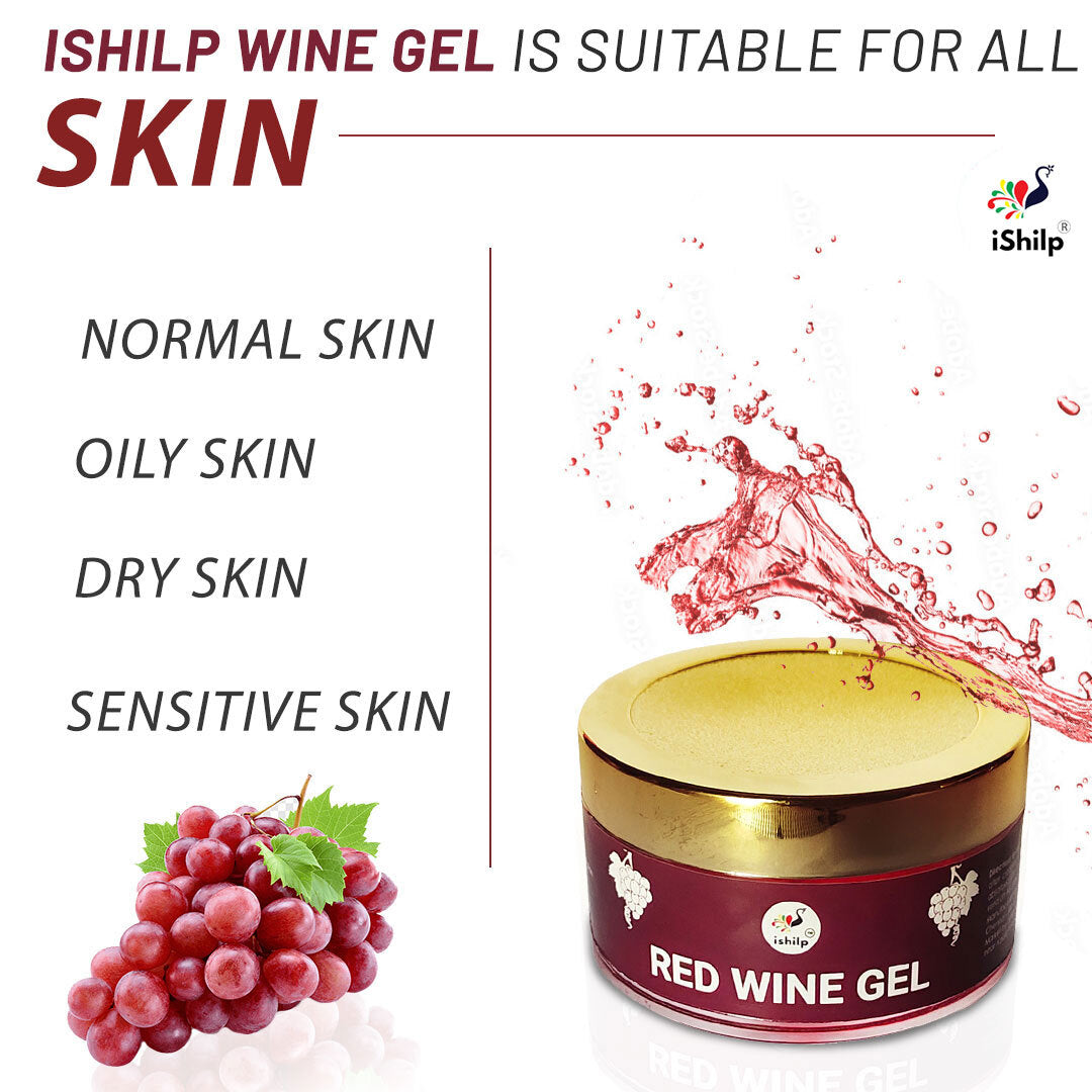 ishilp Wine Gel (50grm) + Wine Soap (2)